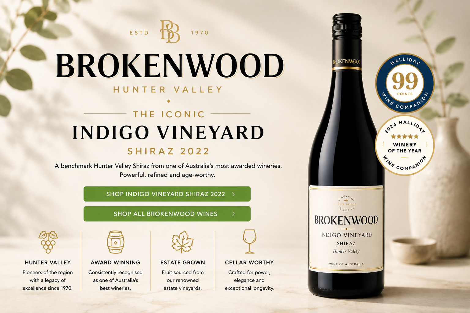 99 Point New Release from Brokenwood!