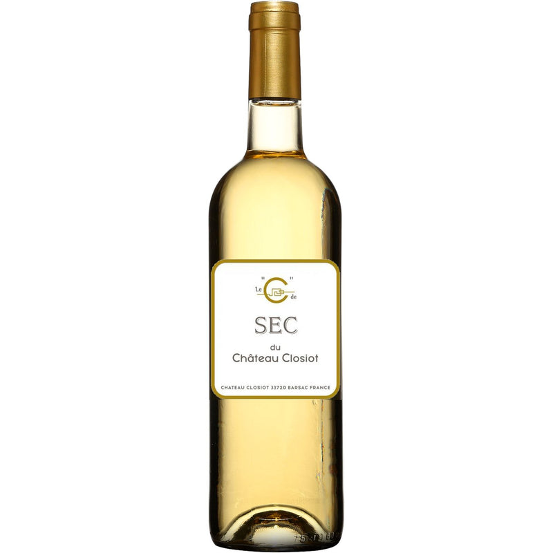 Chateau Closiot 'Le C de Sec' Bordeaux Blanc 2020-White Wine-World Wine