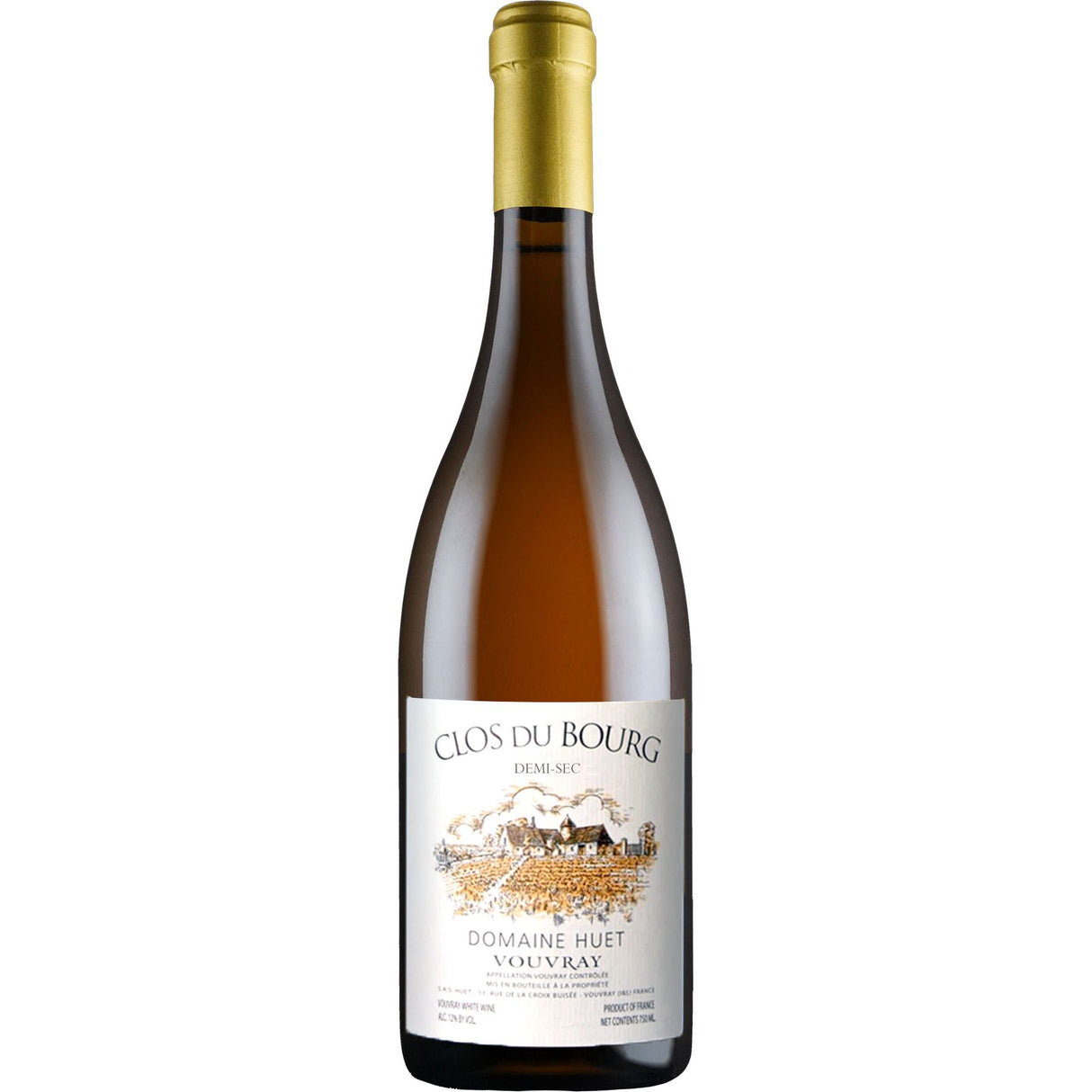 Domaine Huet Vouvray Clos du Bourg Demi-Sec 2022 (375ml)-White Wine-World Wine