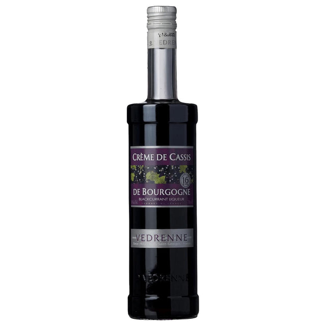 Vedrenne Blackcurrant (Cassis) 15% 700ml-Spirits-World Wine