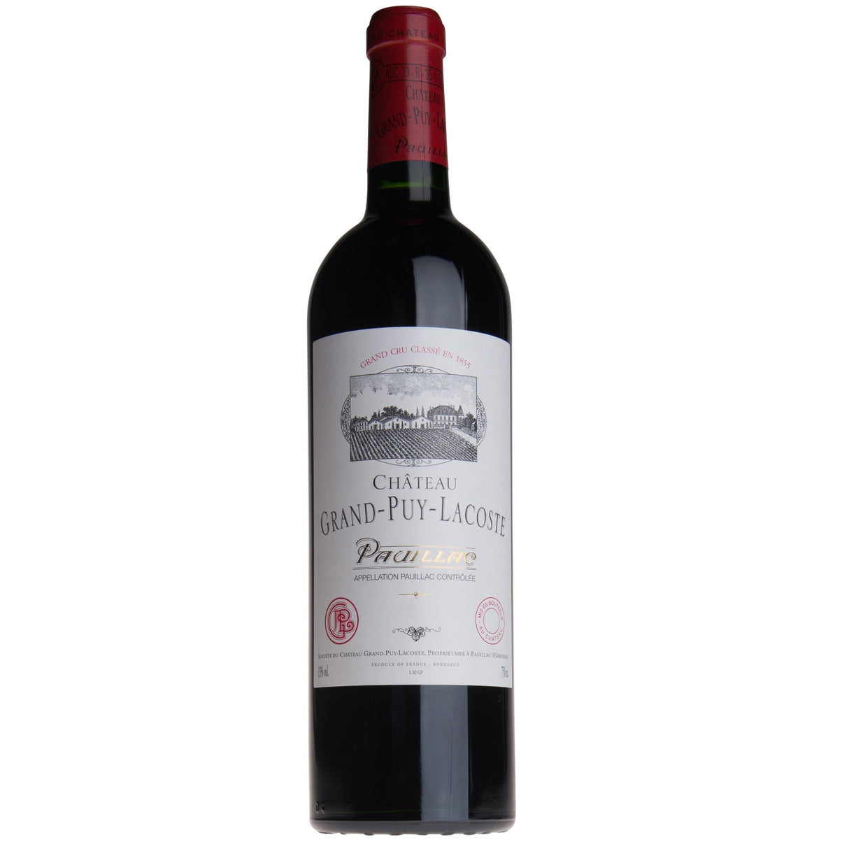 Chateau Grand-Puy-Lacoste, 3ème G.C.C, 1855 Pauillac 375ml 2017-Red Wine-World Wine