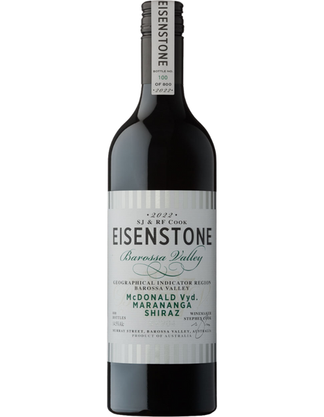 Eisenstone McDonald Vineyard Marananga Shiraz SV904 2022-Red Wine-World Wine