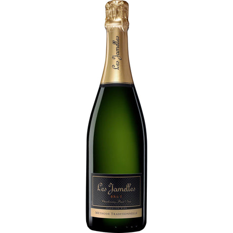 Les Jamelles Méthod Traditionnelle Chardonnay Pinot Noir Brut Pays d’Oc NV-Champagne & Sparkling-World Wine
