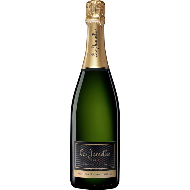 Les Jamelles Méthod Traditionnelle Chardonnay Pinot Noir Brut Pays d’Oc NV-Champagne & Sparkling-World Wine