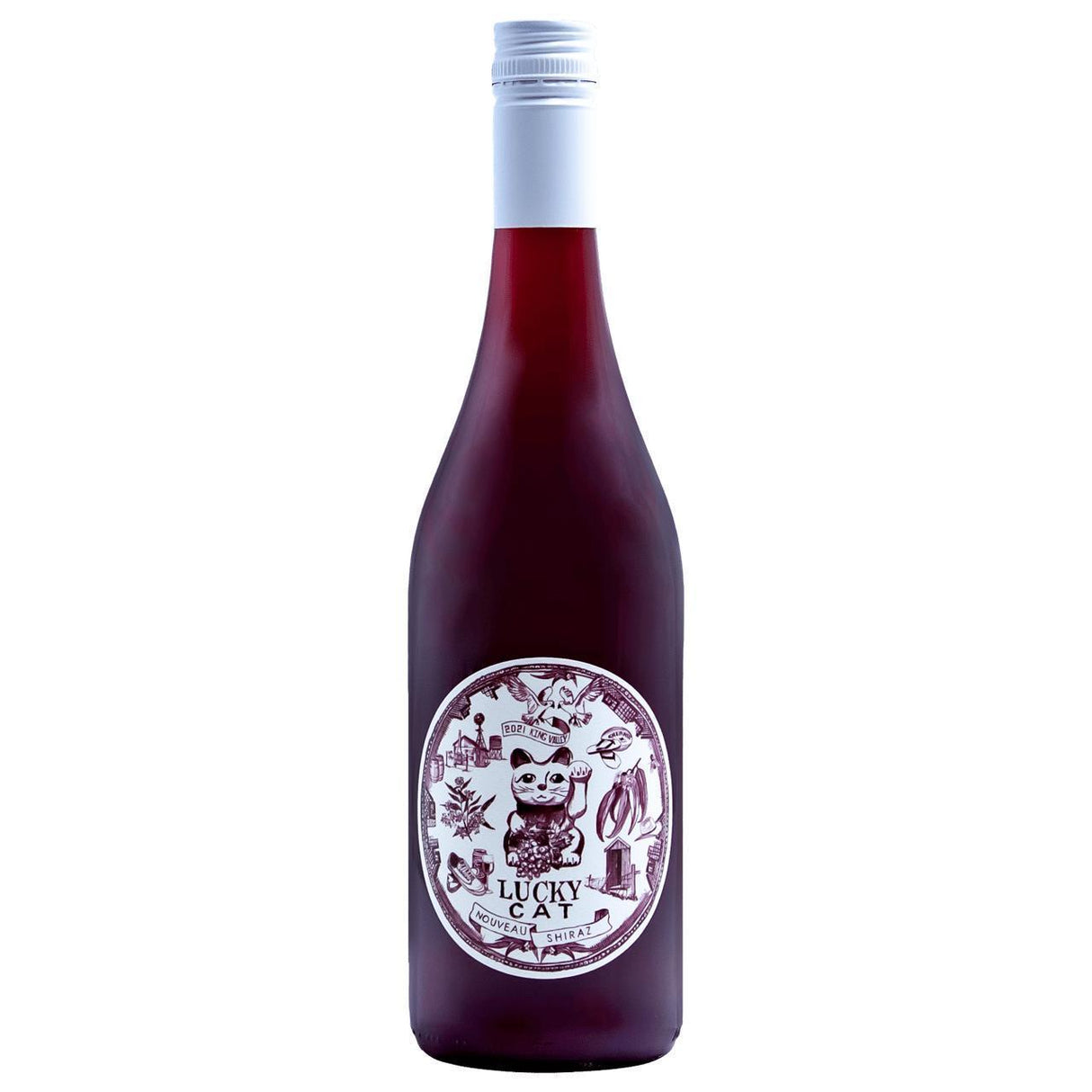 Lucky Cat Nouveau Shiraz-Red Wine-World Wine