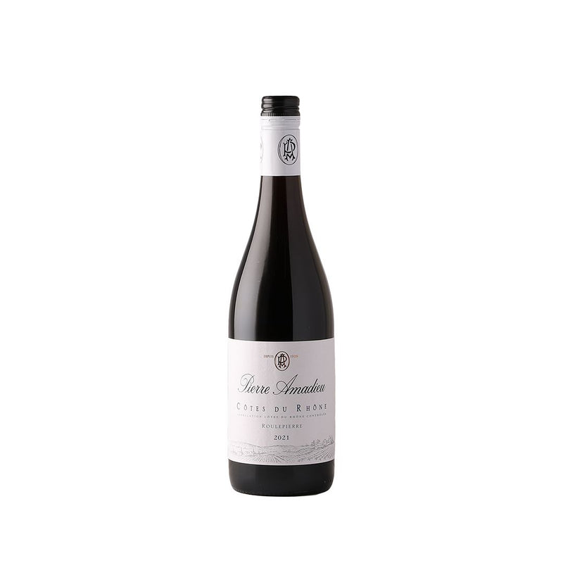 Pierre Amadieu Côtes-du-Rhône Roulepierre Rouge 2021 (6 Bottle Case)-Red Wine-World Wine