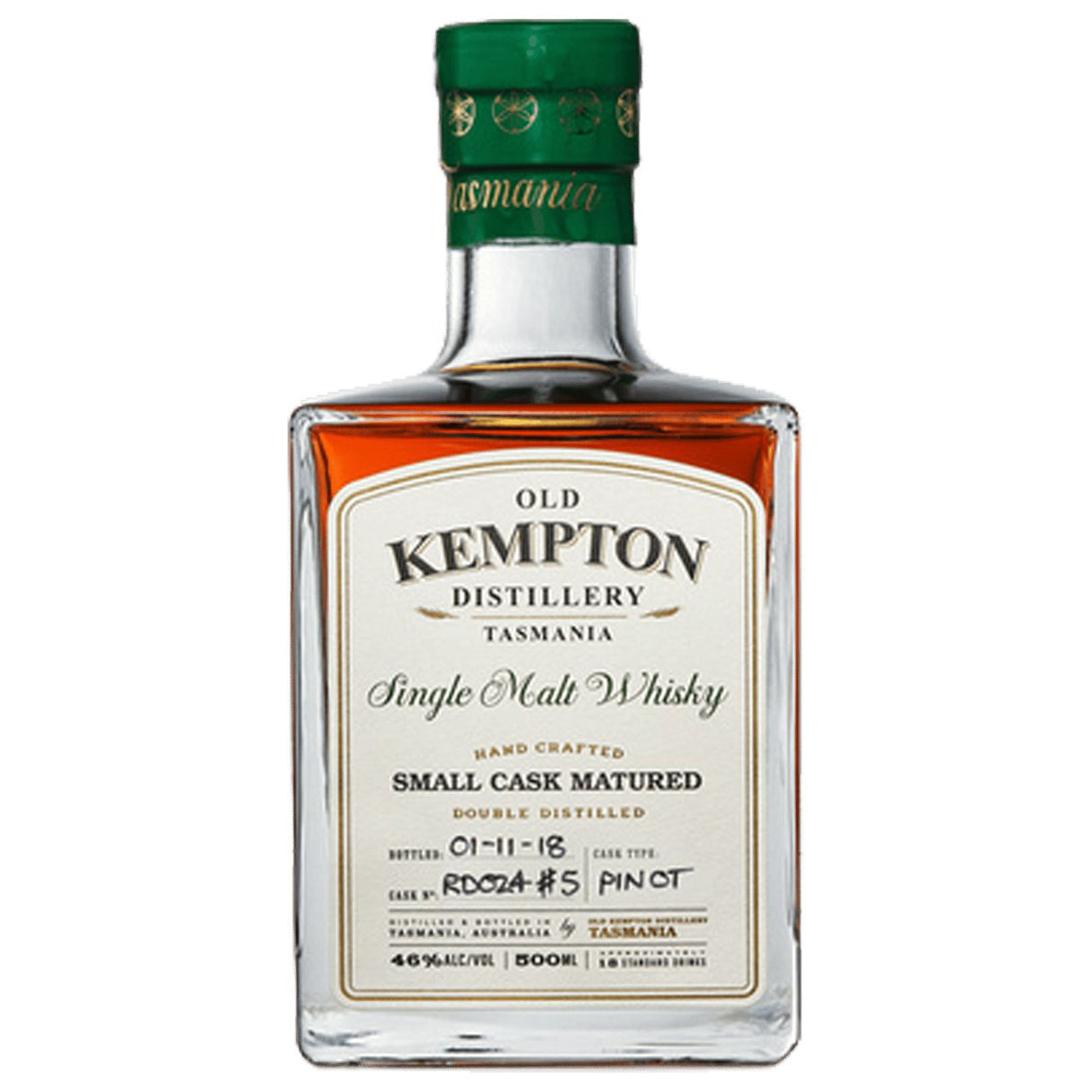 Old Kempton Ex-Pinot Cask Single Malt Whisky (500ml)-Spirits-World Wine