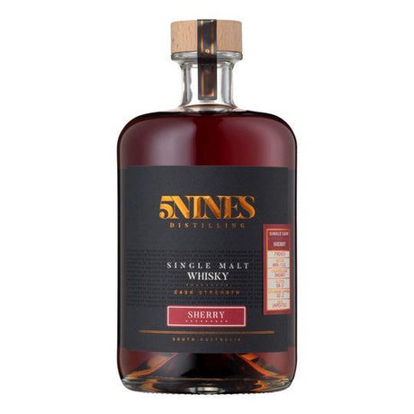 5Nines Distilling - Single Malt Whisky - Single Cask - PX Sherry Cask Strength 5ND088 59.6% 700ML-Spirit-World Wine