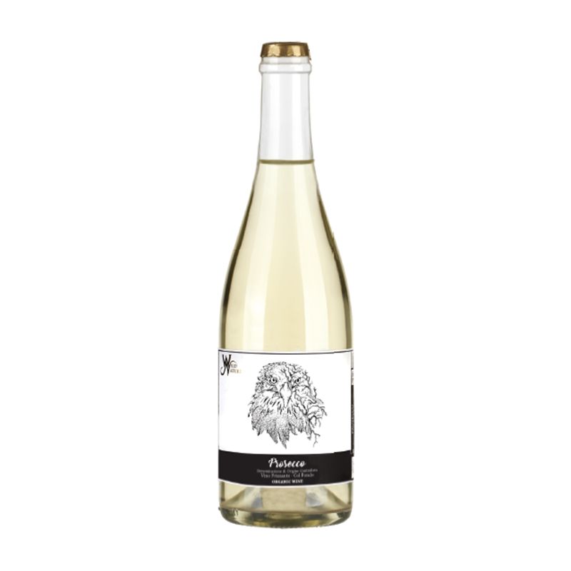 Wild Nature Prosecco DOC Frizzante Col Fondo Bio NV-Champagne & Sparkling-World Wine