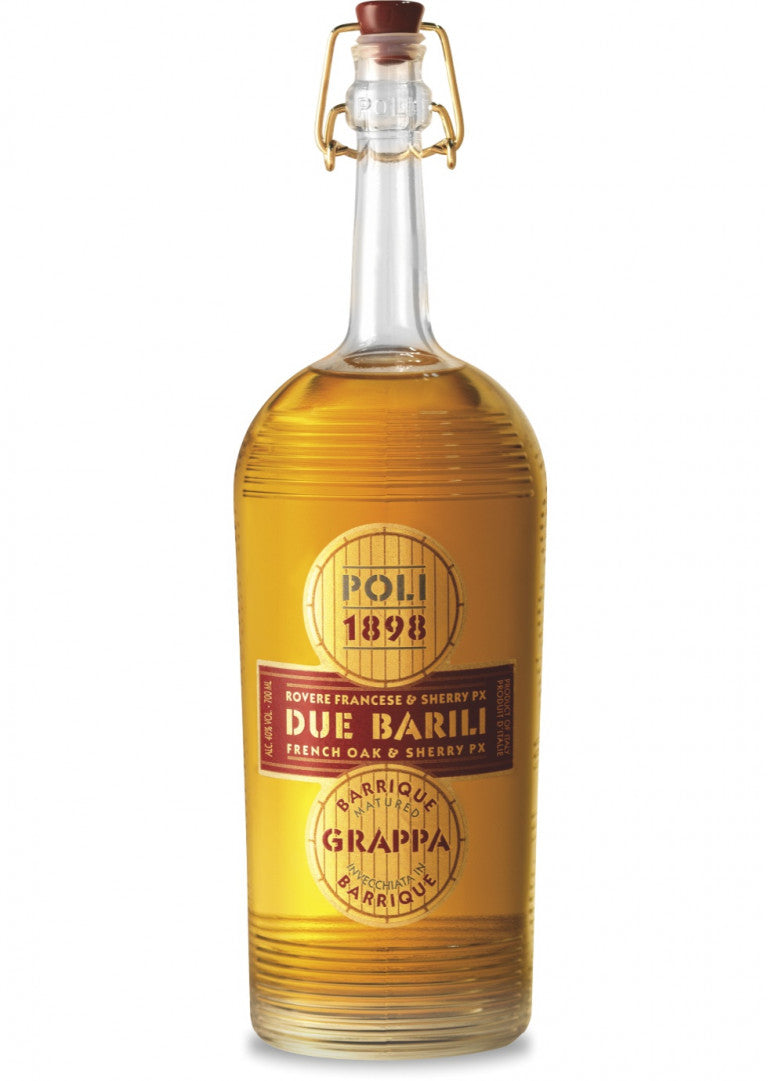 Poli Grappa Due Barilli 700ml-Dessert, Sherry & Port-World Wine