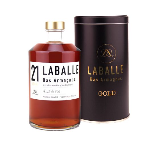 Château Laballe Bas Armagnac Gold 21 years (500ml)-Spirits-World Wine