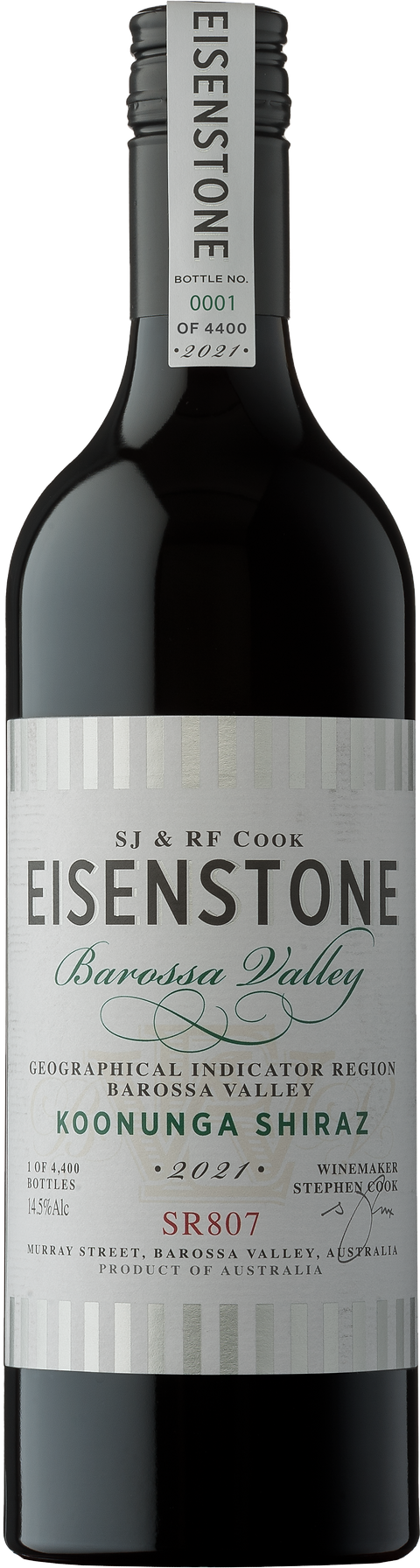 Eisenstone 'Koonunga' Shiraz SR807 2022-Red Wine-World Wine