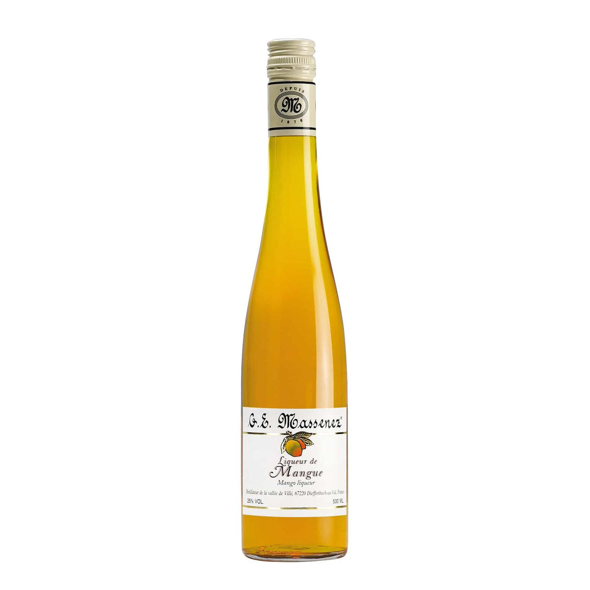 Massenez Mango (Mangue) 25% 500ml-Spirits-World Wine