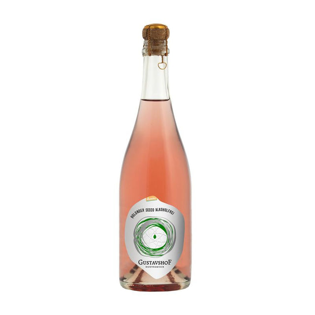 Gustavshof Rheinhessen Holunder Secco alcohol free 2020-Champagne & Sparkling-World Wine