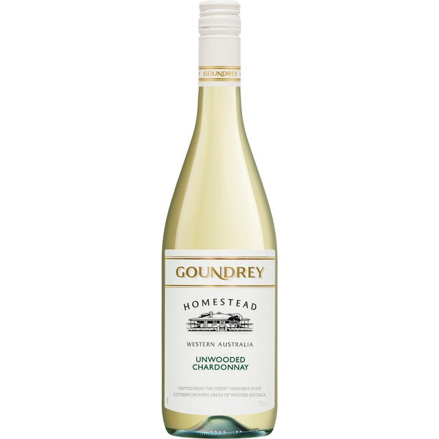 Goundrey Homestead Chardonnay Unwooded Chardonnay-White Wine-World Wine