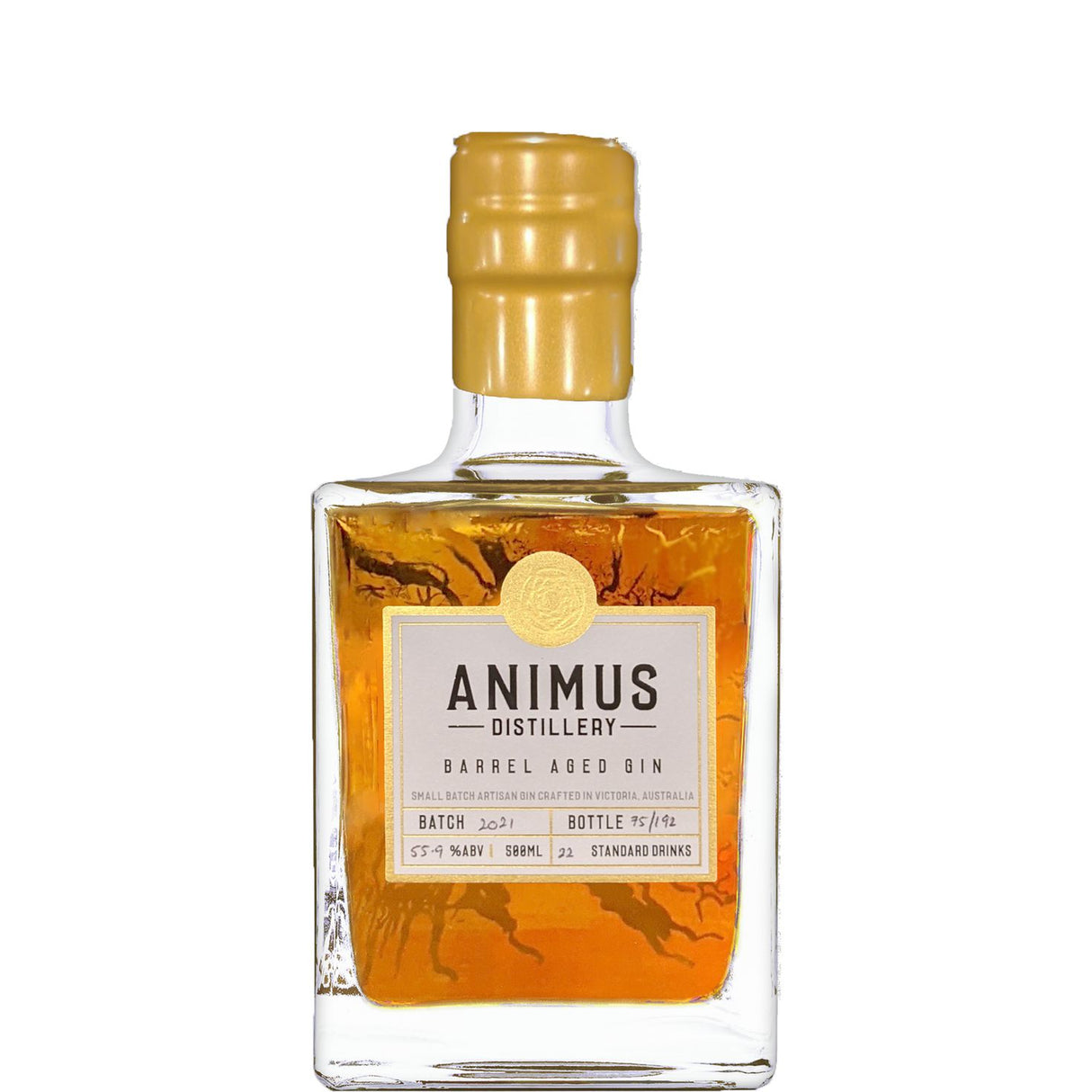 Animus Distillery Barrel Aged Gin 2022 (500ml)-Spirits-World Wine