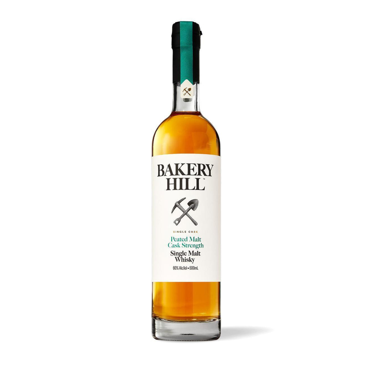 Bakery Hill Distillery Peated Malt Cask Strength 60% 500ml-Spirits-World Wine