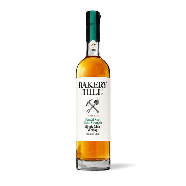 Bakery Hill Distillery Peated Malt Cask Strength 60% 500ml-Spirits-World Wine