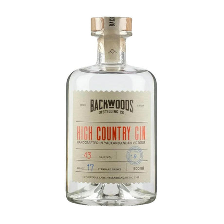 Backwoods Distilling Co. High Country Gin 43% 500ml-Spirits-World Wine