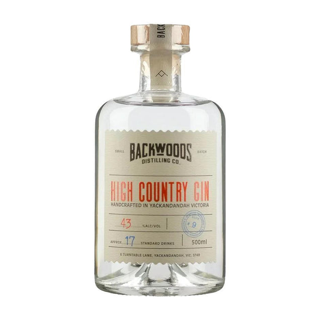 Backwoods Distilling Co. High Country Gin 43% 500ml-Spirits-World Wine
