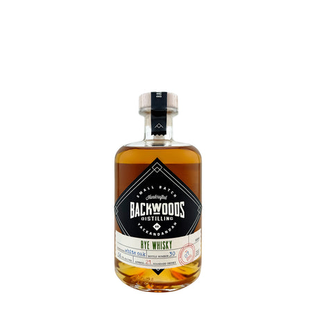 Backwoods Distilling Co. Rye Whisky White Oak Batch #7 46% 500ml-Spirits-World Wine