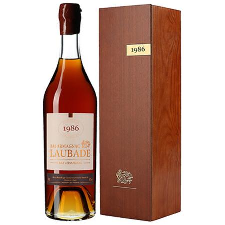 Chateau de Laubade Bas Armagnac Vintage 1986 40% 700ML-Spirit-World Wine