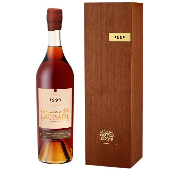 Chateau de Laubade Bas Armagnac Vintage 1990 40% 700ML-Spirit-World Wine