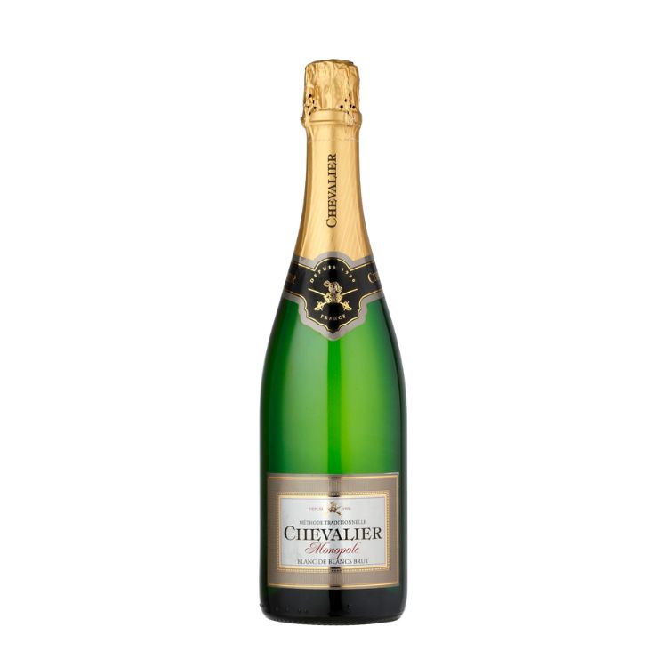 Chevalier Monopole Brut Blanc de Blancs NV-Champagne & Sparkling-World Wine