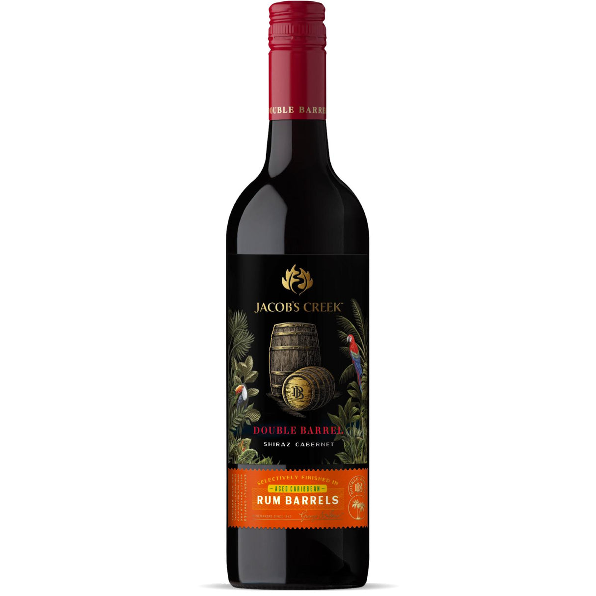 Jacob's Creek Double Barrel Rum Barrels Shiraz Cabernet Sauvignon-Red Wine-World Wine