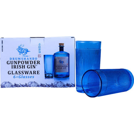 The Shed Distillery Gunpowder Irish Gin Glass 6 pk 700ml-Spirits-World Wine