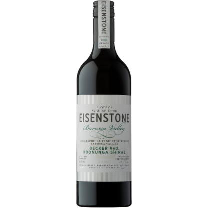 Eisenstone 'Becker' Vyd Koonunga Shiraz SV907 2021-Red Wine-World Wine