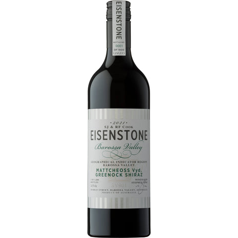 Eisenstone 'Mattcheoss' Vyd Greenock Shiraz SV901 2022-Red Wine-World Wine
