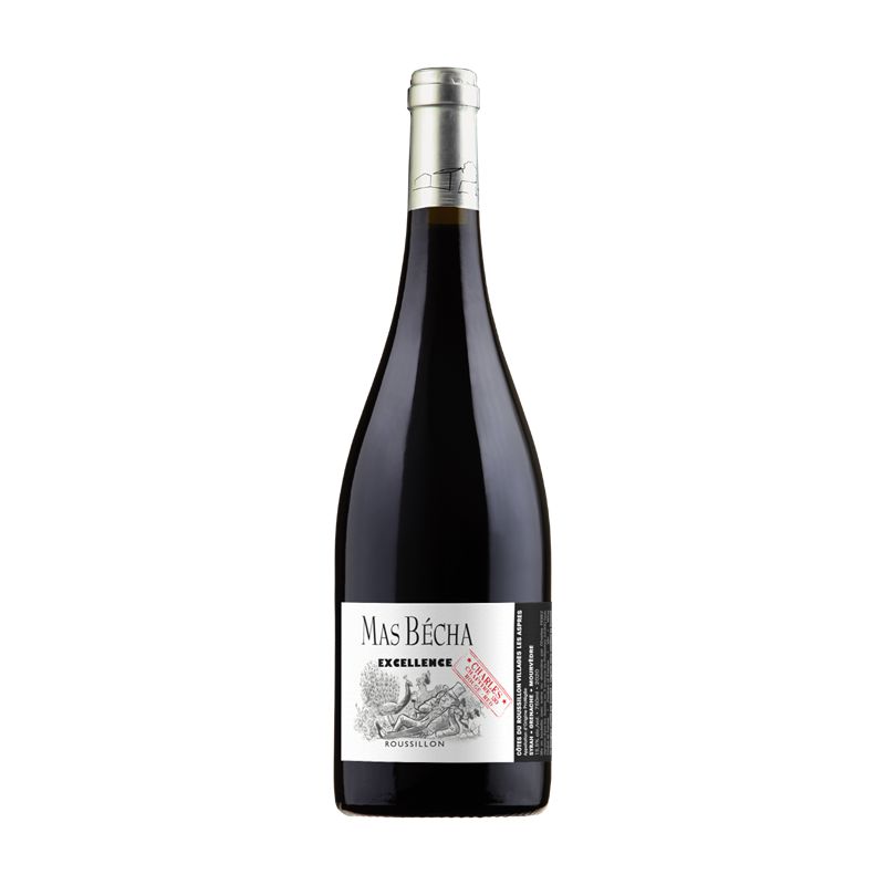 Mas Becha Cotes Du Roussillon Villages Les Aspres Excellence 2019-Red Wine-World Wine