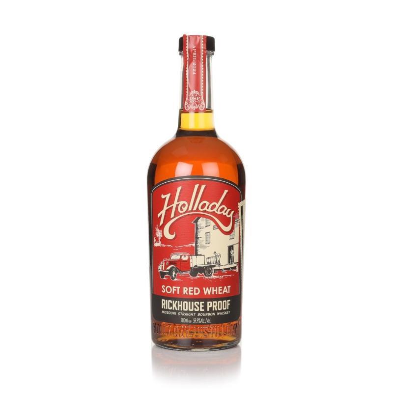 Ben Holladay 6YO Soft Red Wheat Rickhouse Proof Missouri Bourbon 59.8%-Spirits-World Wine