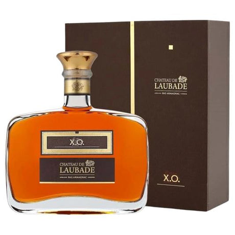 Chateau de Laubade Bas Armagnac XO Carafe 15y to 25y 40% 700ML-Spirit-World Wine