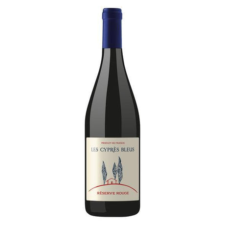 Jeff Carrel - Les Cyprès Bleus Réserve Rouge VDF 13% 750ML-Red Wine-World Wine