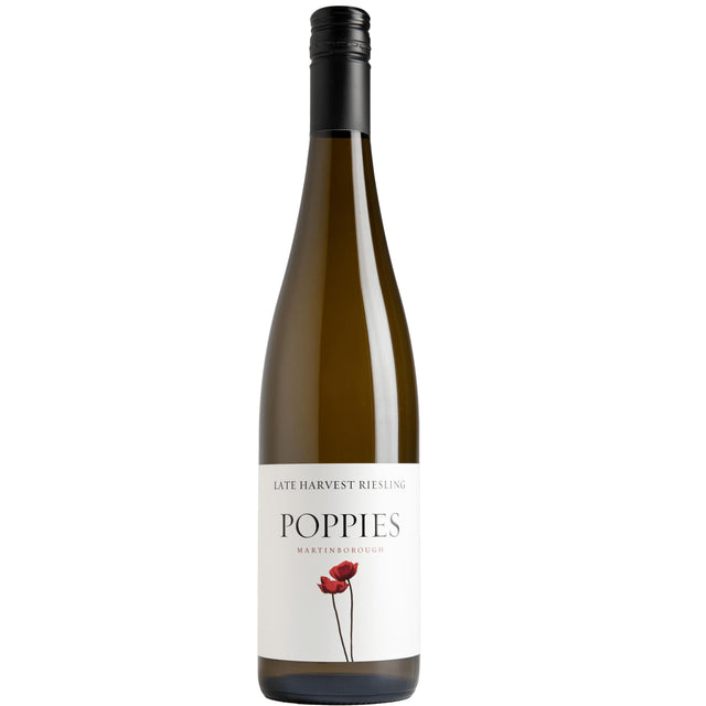Poppies Poppies Martinborough Late Harvest Riesling - Low 2025-White Wine-World Wine