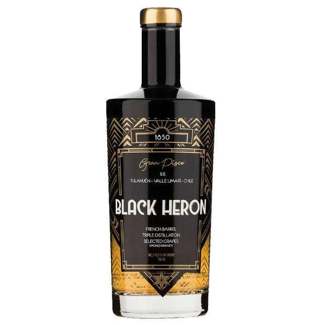 Pisco Ultra Premium Black Heron 43.5% 700mL-Spirit-World Wine