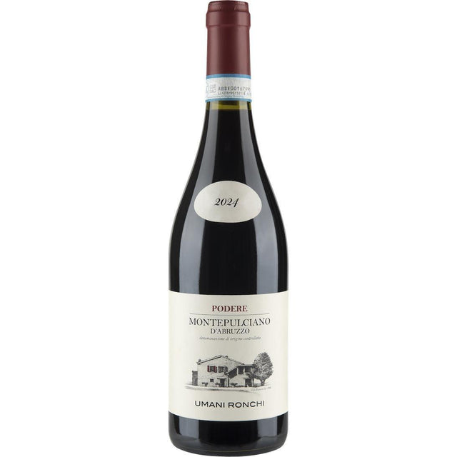 Umani Ronchi Vini Rossi Montepulciano d’Abruzzo DOC ‘Podere’ 2024-Red Wine-World Wine