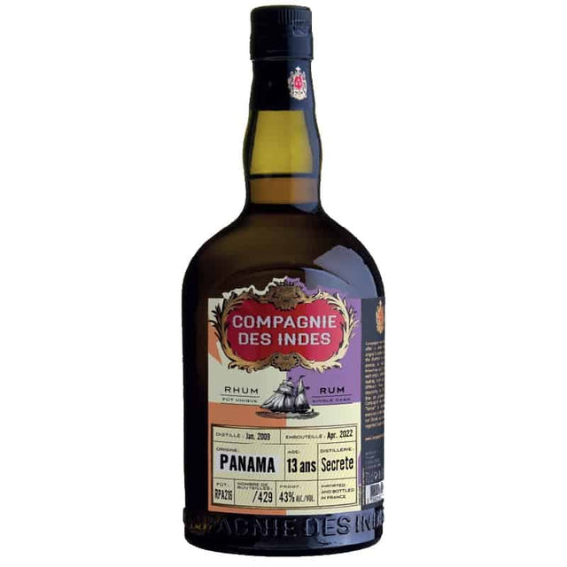 Compagnie des Indes Panama 13 yrs 43% 700 700ml-Spirits-World Wine