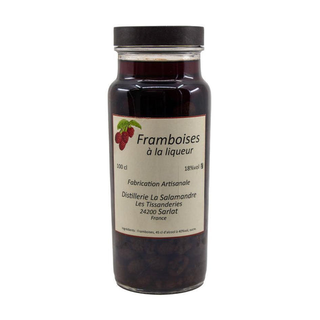 La Salamandre Framboises in Liqueur (Raspberries) 18% 1000ml-Spirits-World Wine