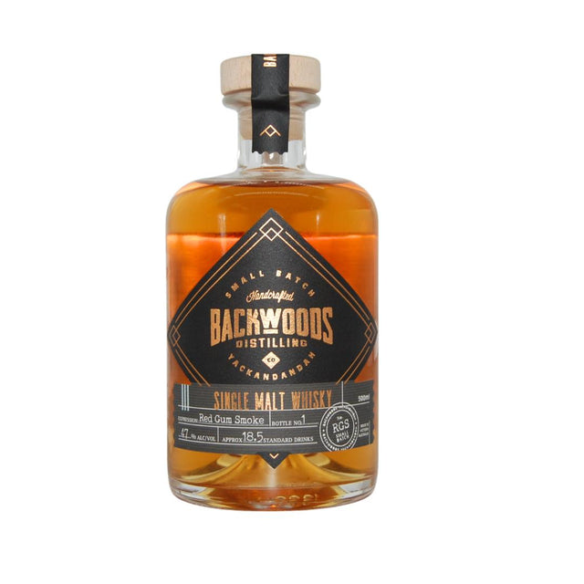Backwoods Distilling Co. Single Malt Red Gum Smoke 47% 500ml-Spirits-World Wine