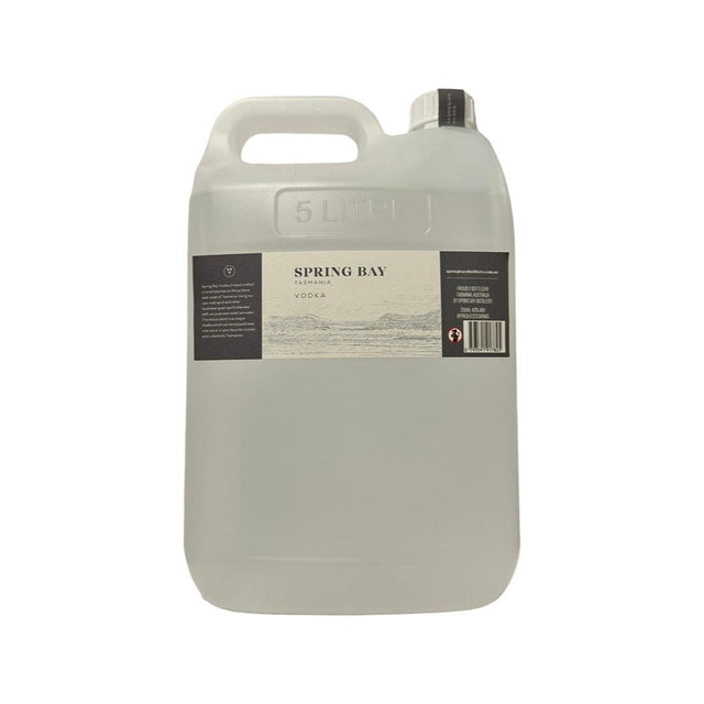 Spring Bay Tasmanian Vodka 40% 5L - Bulk-Spirit-World Wine