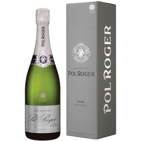 Pol Roger Pure Extra Brut Non Vintage Gift Box NV-Champagne & Sparkling-World Wine