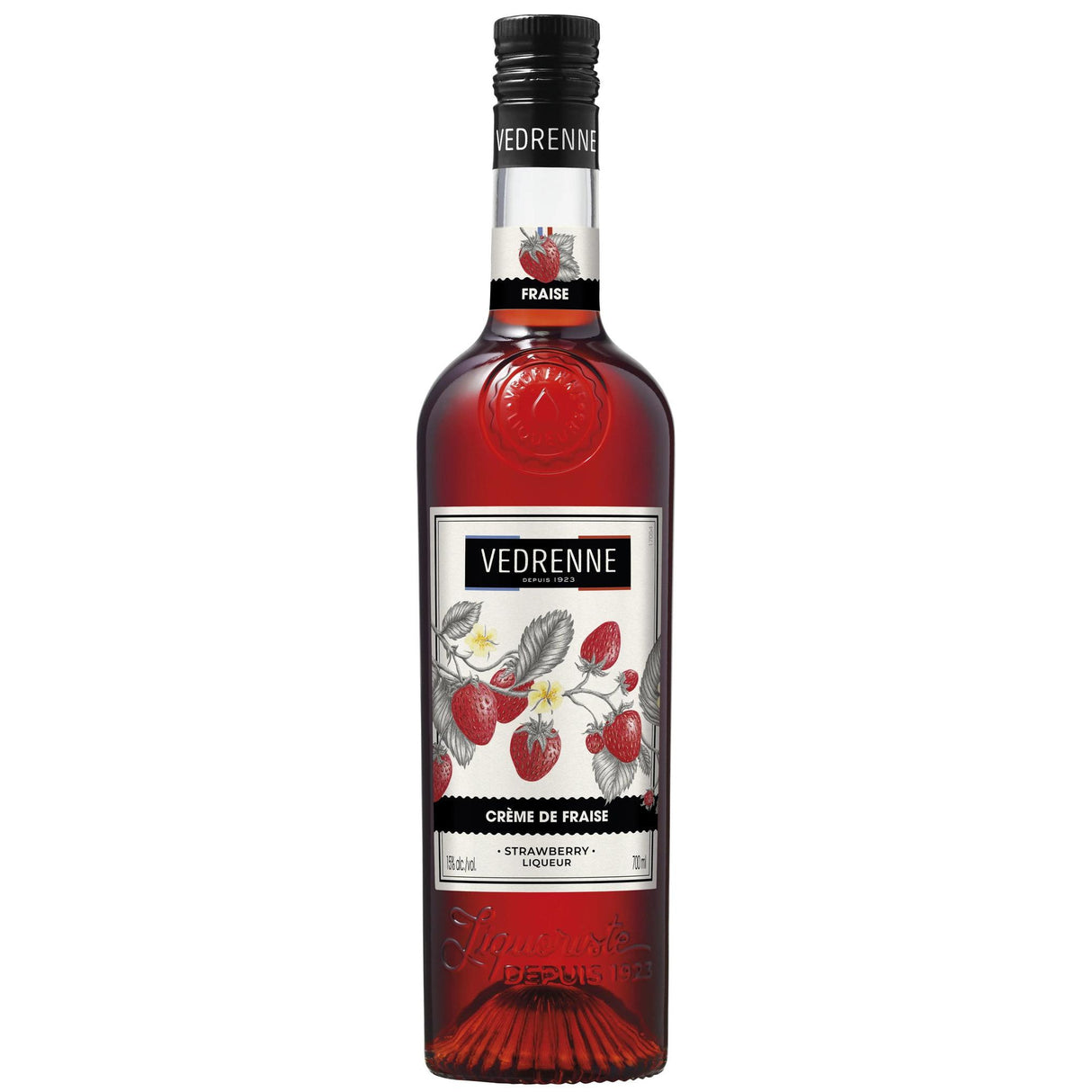 Vedrenne Strawberry (Fraise) 16% 700ml-Spirits-World Wine