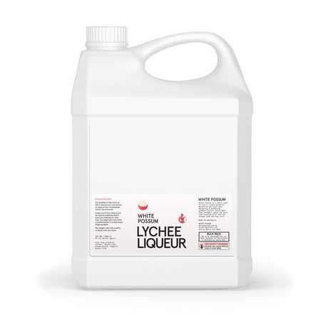 White Possum Lychee Liqueur 25% 5L -Bulk-Spirit-World Wine