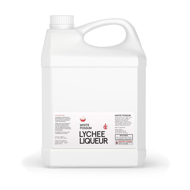 White Possum Lychee Liqueur 25% 5L -Bulk-Spirit-World Wine