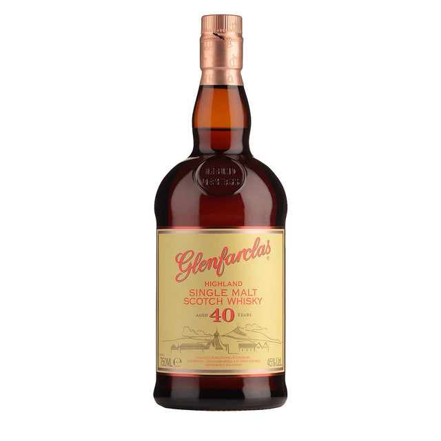 Glenfarclas Malt Whisky 40 Year Old 700ml-Spirits-World Wine