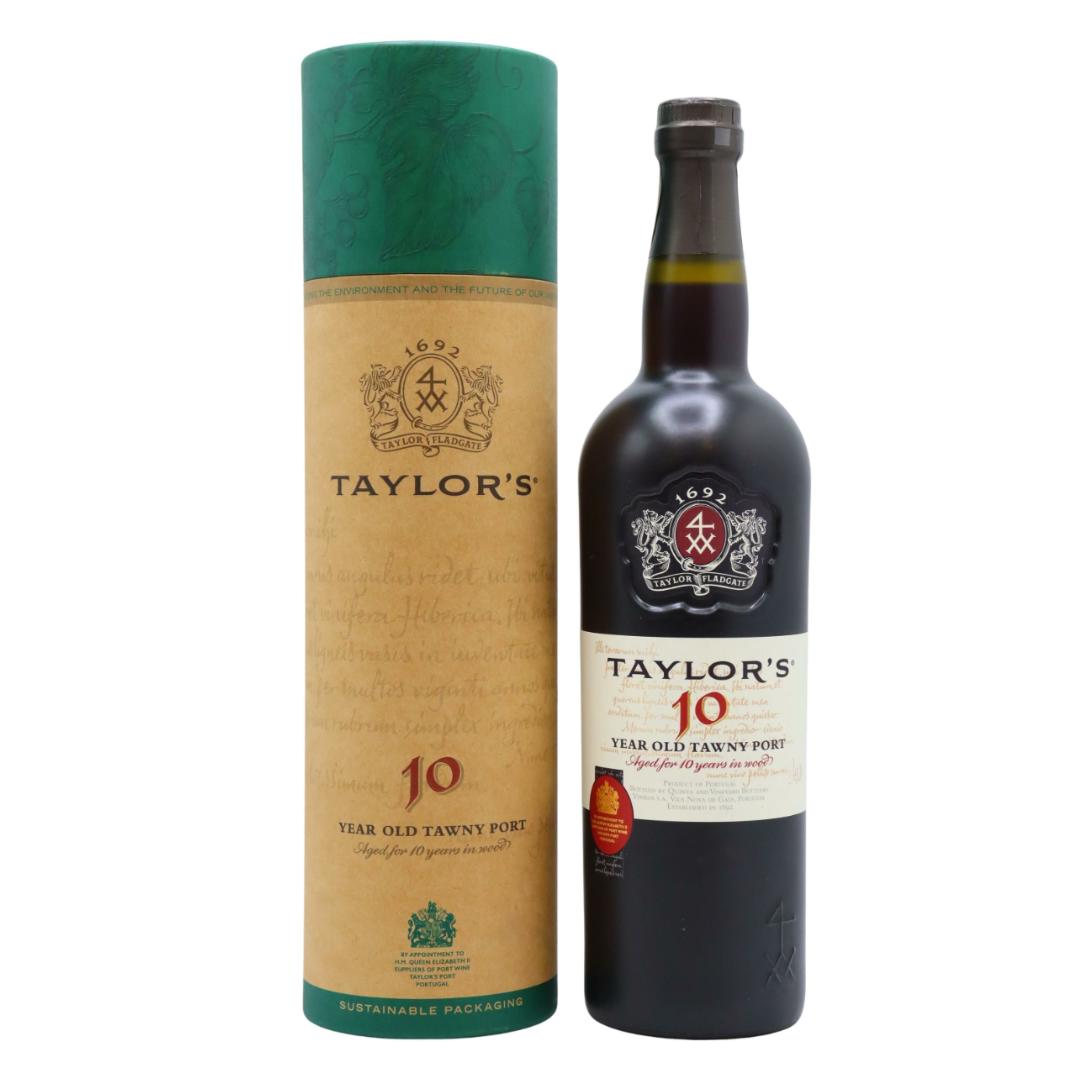Taylor's Ports 10 Year Old Tawny Port (Gift Box)-Dessert, Sherry & Port-World Wine