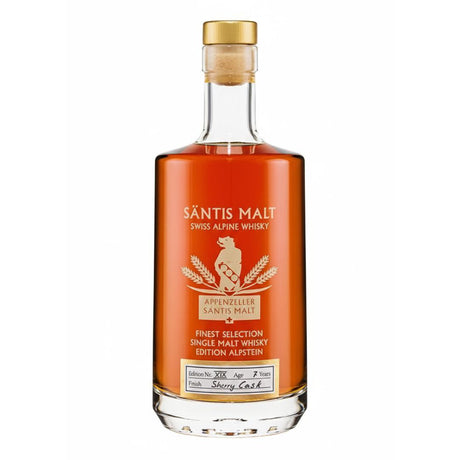 Santis Malt Whisky Alpstein XIX Sherry Cask Finish 48% 500ml-Spirits-World Wine